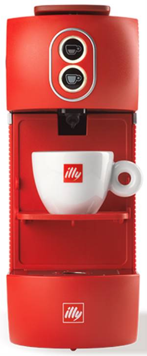 Illy Macchina da Caffe a Cialde 44mm Easy Rossa